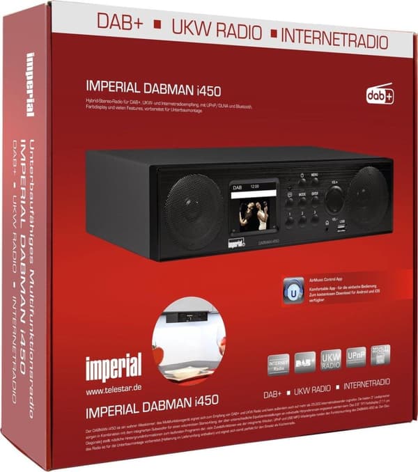 Imperial DABMAN i450 radio Personal Analog Sort