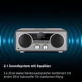 Miniatyrbild 3 av 6: TechniSat DIGITRADIO 602 Internet Analog & Digital Antracit - Silver (0000/3987)