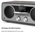 Miniatyrbild 5 av 6: TechniSat DIGITRADIO 602 Internet Analog & Digital Antracit - Silver (0000/3987)
