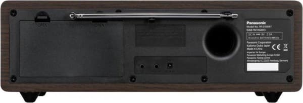 Panasonic RF-D100BT radio Portable Digital Sort, Grå