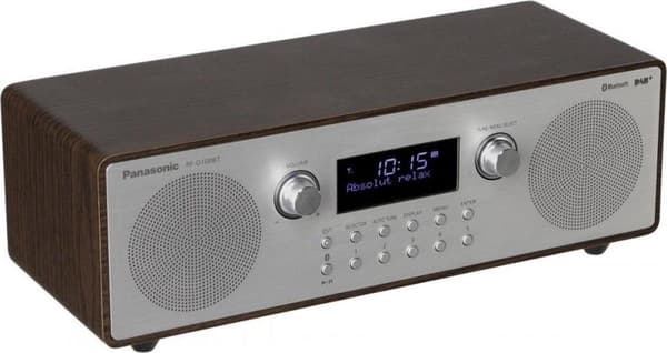 Panasonic RF-D100BT radio Portable Digital Sort, Grå