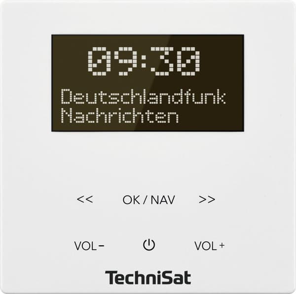 Technisat Digitradio UP 55 - indbygget radio - bluetooth - hvid