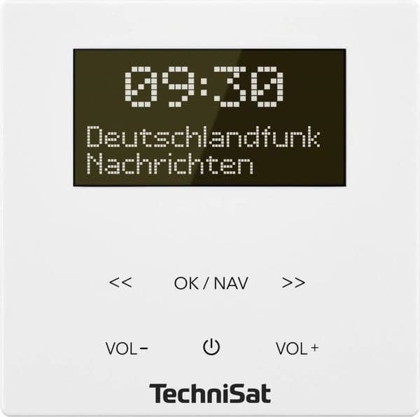 Technisat Digitradio UP 55 - indbygget radio - bluetooth - hvid