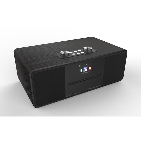 Albrecht DR 690 CD, DAB+/FM/Internet/CD, musta