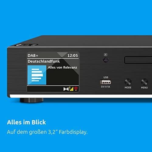 Technisat DigitRadio 143 CD (V3) svart (0000/3989)