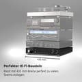 Miniatyrbild 2 av 6: Technisat DigitRadio 143 CD (V3) svart (0000/3989)