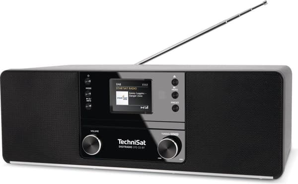 TechniSat cifferradio 370 CD BT - sort