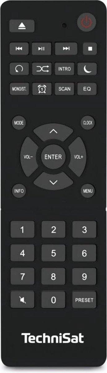 TechniSat cifferradio 370 CD BT - sort