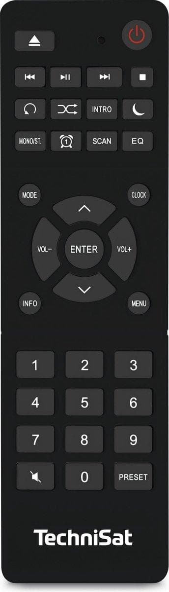 TechniSat cifferradio 370 CD BT - sort