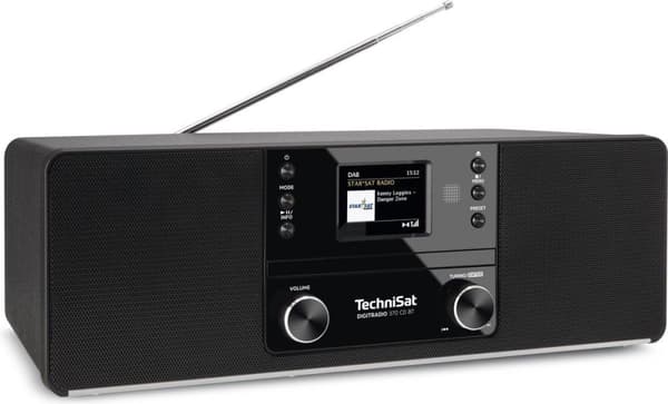 TechniSat cifferradio 370 CD BT - sort