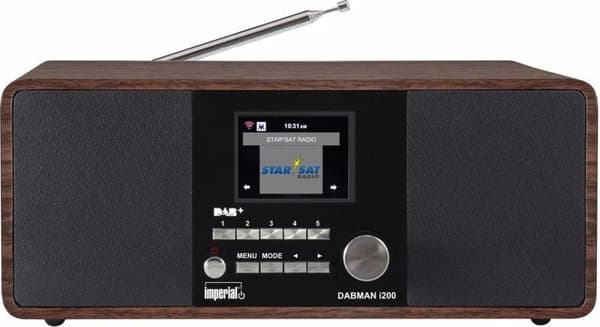 Imperial DABMAN i200 Internet Digital Musta, Puinen radio