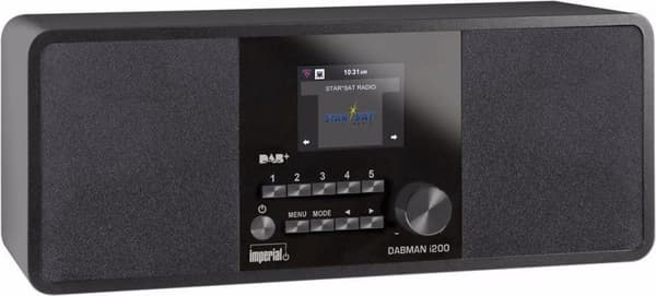 Imperial DABMAN i200 - DAB+ FM + internetradio - Sort