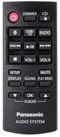 Miniatyrbild 7 av 9: Panasonic SC-PM250 Microset 20W Silver