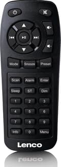 Miniatyrbillede 8 af 11: Lenco DAR-030BK - DAB Radio med Bluetooth og fjernbetjening - Sort