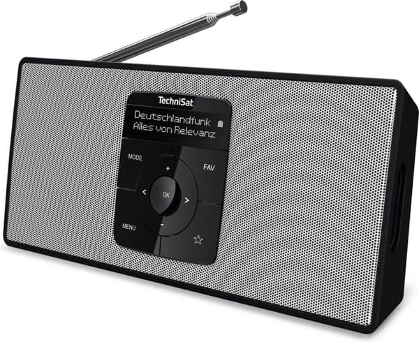 TechniSat DIGITRADIO 2 S DAB+ radio med bluetooth - Sort/Hvid