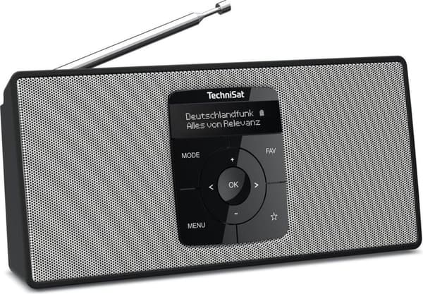 TechniSat DIGITRADIO 2 S DAB+ radio med bluetooth - Sort/Hvid