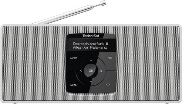TechniSat DIGITRADIO 2 S DAB+ radio med bluetooth - Hvid
