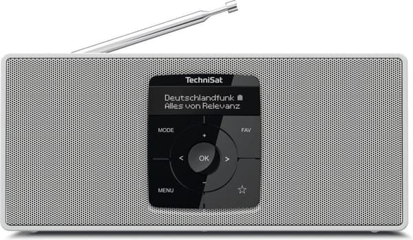 TechniSat DIGITRADIO 2 S DAB+ radio Bluetoothilla - Valkoinen