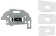 Kindermann Konnect Design Click - Modulär frontplatta Snap-In - USB Typ C - vit, RAL 9010