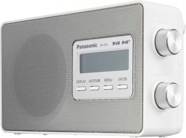 Panasonic D10EG-W - Bærbar DAB+ Radio - Hvid