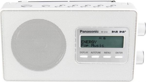 Panasonic D10EG-W - Bærbar DAB+ Radio - Hvid