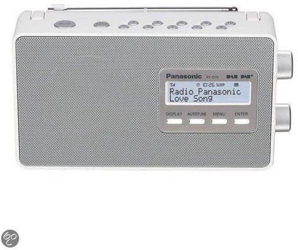 Panasonic D10EG-W - Bærbar DAB+ Radio - Hvid