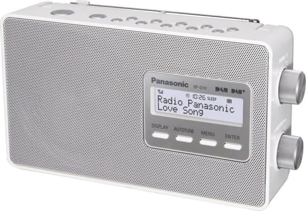 Panasonic D10EG-W - Bærbar DAB+ Radio - Hvid