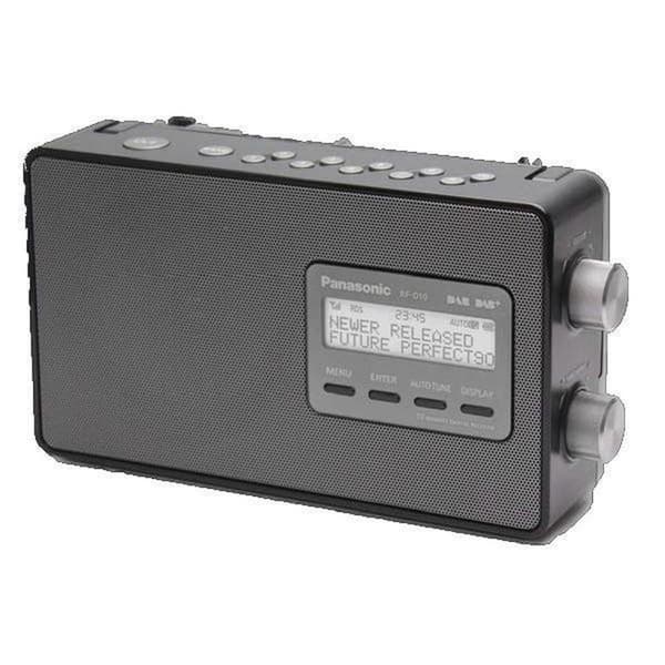 Panasonic RF-D10EG-K - Bærbar DAB+ Radio - Sort/Sølv