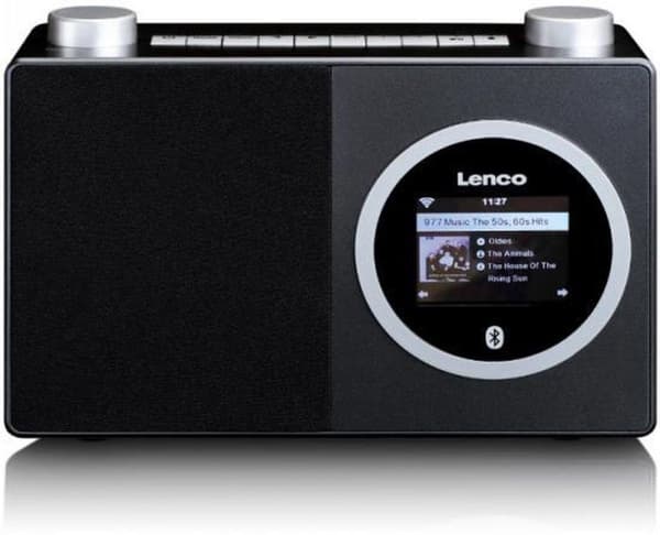 Lenco DIR-70BK - Internetradio med färgdisplay och Bluetooth - Svart