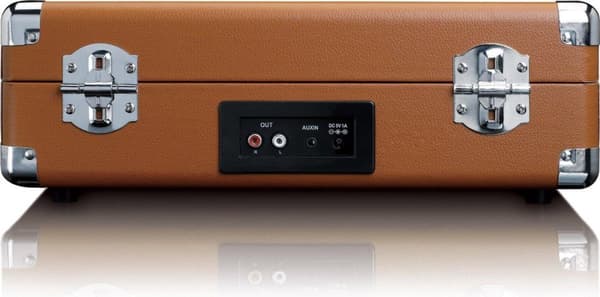 Classic Phono TT-10 - Pladespiller med 2 indbyggede højtalere - Brun