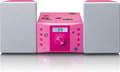 Miniatyrbillede 6 af 11: Lenco MC-013 - Stereosæt med CD-afspiller, AUX og klistermærkesæt - Pink