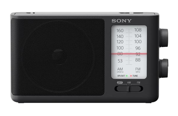 Sony ICF-506 Transistor Radio FM - Sort