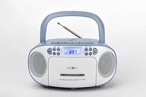 REFLEXION RCR2260 Bærbar CD-afspiller (RCR2260 HVID/BLÅ)