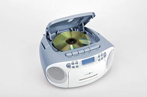 REFLEXION RCR2260 Bærbar CD-afspiller (RCR2260 HVID/BLÅ)