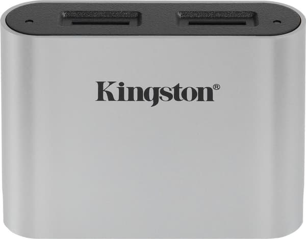 Kingston Workflow - Kortinlukija (microSDHC UHS-I, microSDXC UHS-I, microSDHC UHS-II, microSDXC UHS-II) - USB-C 3.2 Gen 1