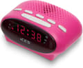 Miniatyrbillede 1 af 11: Ices ICR-210 Pink - Clock Radio - Radio - Sleeptimer - FM Tuner