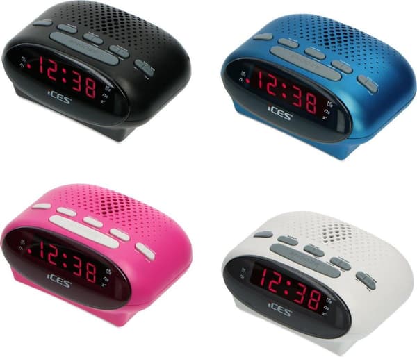 Ices ICR-210 Blue - Klockradio - Radio - Sleeptimer - FM-tuner