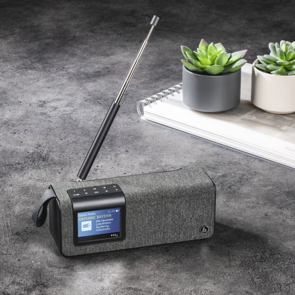 Hama Digital Radio "DR200BT", FM/DAB/DAB+/Bluetooth®/akkuvirta