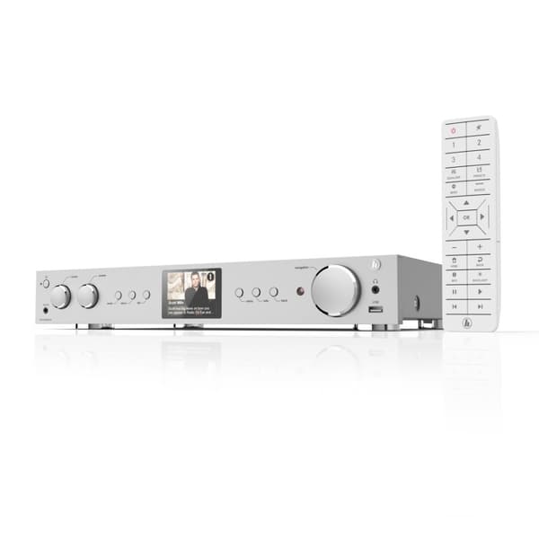 Hama "DIT2105SBTX" Hi-Fi tuner, DAB+/Internet radio/Bluetooth® RX & TX/App, sølv