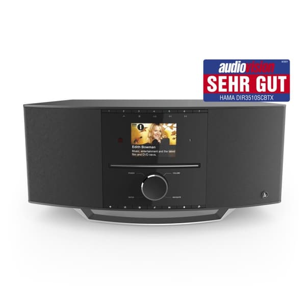 Hama "DIR3510SCBTX" digitaalinen radio, DAB + / Internet-radio / CD / Bluetooth® RX / TX / sovellus