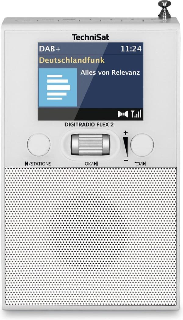 TechniSat DIGITRADIO FLEX 2 DAB+ Socket radio - FM - Bluetooth - Valkoinen