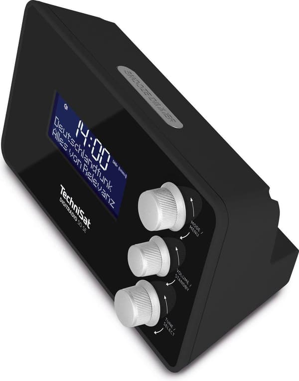 TechniSat DIGITRADIO 50 SE - DAB+ / FM kelloradio - musta