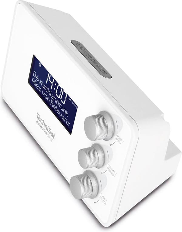 TechniSat DIGITRADIO 50 SE - DAB+ / FM clockradio - hvid