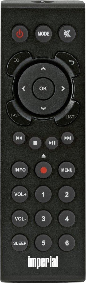 Imperial DABMAN i510 BT Internetradio HiFi-tuner Sort Bluetooth, DAB+, USB, Wi-Fi, Internetradio