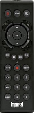 Miniatyrbillede 4 af 5: Imperial DABMAN i510 BT Internetradio HiFi-tuner Sort Bluetooth, DAB+, USB, Wi-Fi, Internetradio