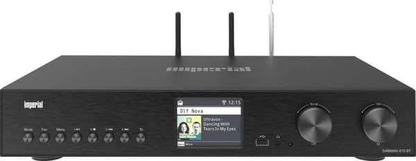 Imperial DABMAN i510 BT Internetradio HiFi-tuner Sort Bluetooth, DAB+, USB, Wi-Fi, Internetradio