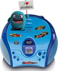 Miniatyrbillede 3 af 11: Lenco SCD-24 Kids - Radio CD-afspiller med AUX-udgang og klistermærkesæt - Blå