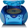 Miniatyrbillede 2 af 11: Lenco SCD-24 Kids - Radio CD-afspiller med AUX-udgang og klistermærkesæt - Blå