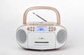 Miniatyrbild 4 av 5: REFLEXION RCR2260 Portable CD Player (RCR2260 WHITE/PINK)