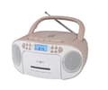 Miniatyrbild 1 av 5: REFLEXION RCR2260 Portable CD Player (RCR2260 WHITE/PINK)